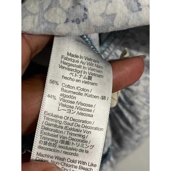 Madewell Lucie Smocked Floral Midi Dress With Puff Sleeves Medium - Picture 9 of 16